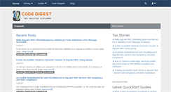 Desktop Screenshot of codedigest.com