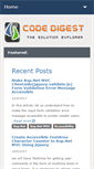 Mobile Screenshot of codedigest.com